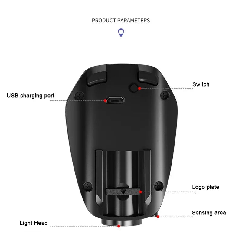Projecteur Logo Porte Nissan Qashqai Sans Fil Rechargeable USB