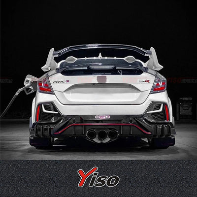 Diffuseur Arrière Carbone Honda Civic Type R FK8 2017-2019