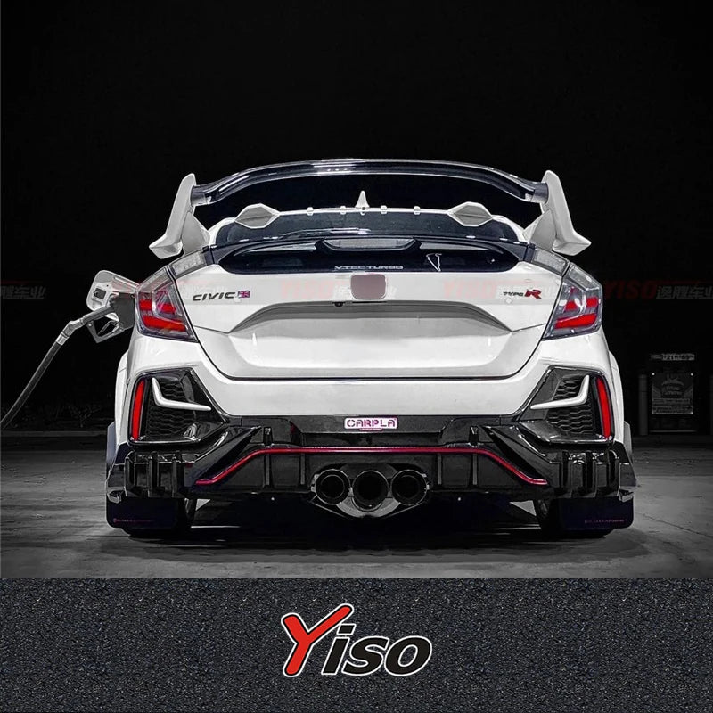 Diffuseur Arrière Carbone Honda Civic Type R FK8 2017-2019