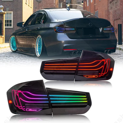 Feux Arrière LED BMW Série 3 F30 F80 2013-2018 Paire