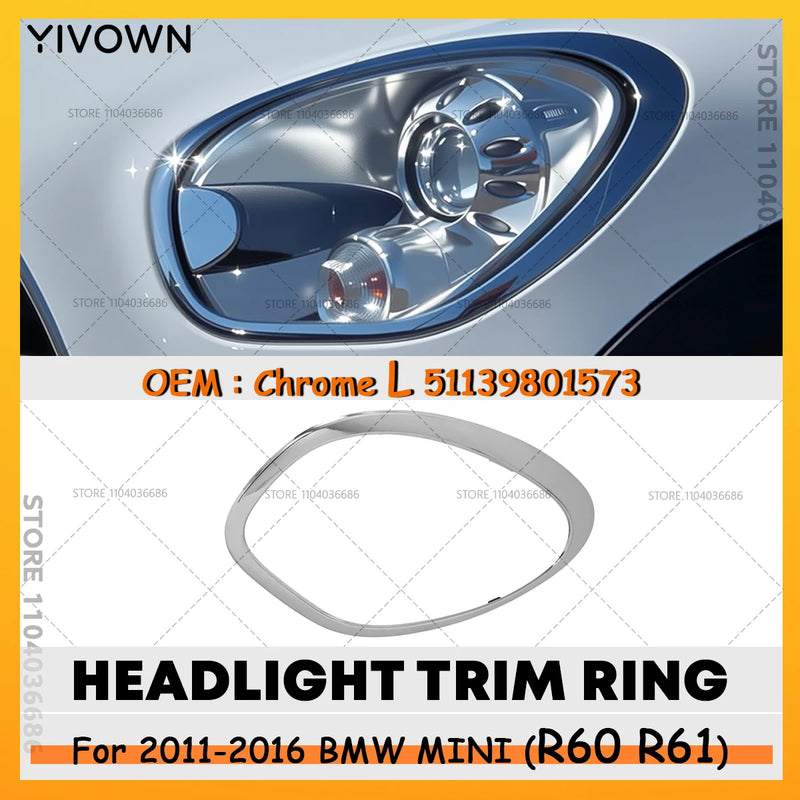 Mini Cooper Countryman R60 R61 2011-2016 Headlight Bezel