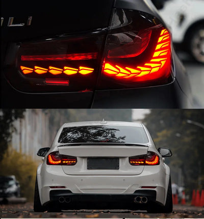 Feux Arrière LED BMW Série 3 F30 F80 Animation Bleue