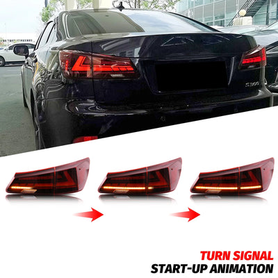 Feux Arrière LED Lexus IS250 IS350 ISF 2006-2013