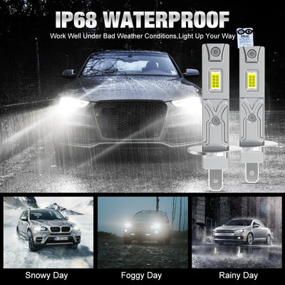 Ampoules LED H1 BMW 60000LM 150W Antibrouillard 6500K