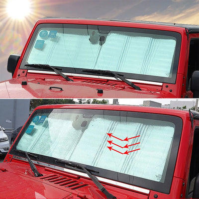 Pare-Soleil Pare-Brise Jeep Wrangler TJ JK JKU 1997-2017