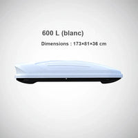 Starrer Dachaufbau aus ABS, 600 bis 680 l, universal