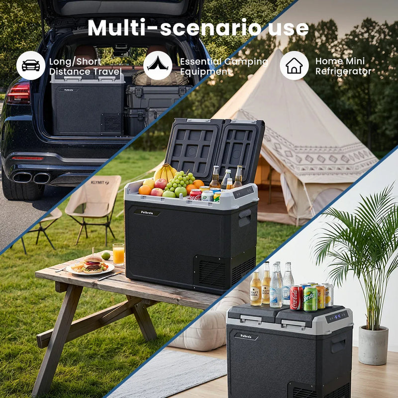Réfrigérateur de Voiture Patbrela 20 L 40 L 45 L Compresseur 12/24 V avec Contrôle par Application