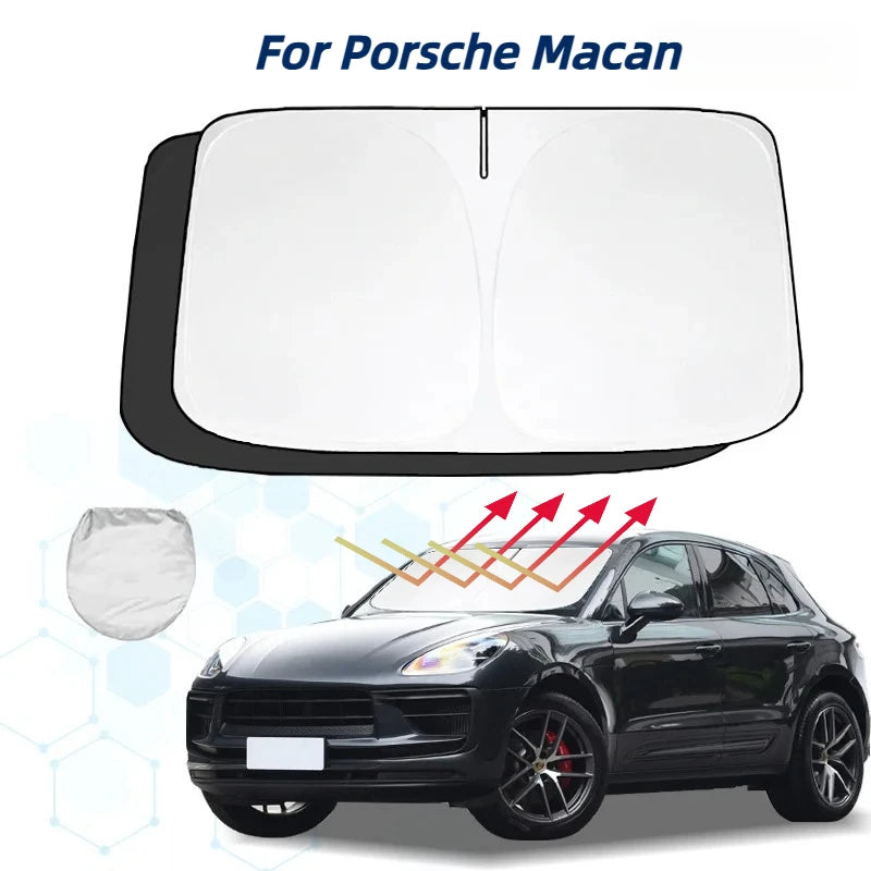 Pare-Soleil Blocs Pliables Porsche Macan S et GTS