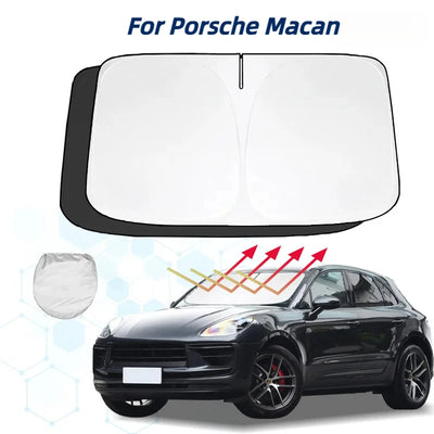 Pare-Soleil Blocs Pliables Porsche Macan S et GTS