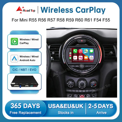 Boîtier CarPlay Android Auto Sans Fil MINI R56 F56