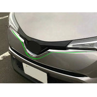 Baguette de Calandre Toyota C-HR 2017-2021 en ABS Chromé, Modèle Fin ou Cache Supérieur Complet