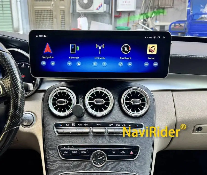 Autoradio Android Mercedes-Benz GLC X253 et C 2015-2018 Écran 14,9 pouces CarPlay GPS