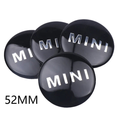 Cache-Moyeu Mini Cooper JCW 52 mm Autocollant 4 Pièces