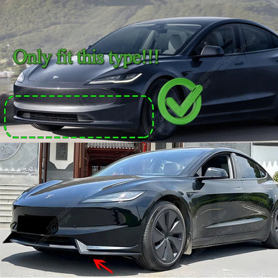 Lame Pare-Choc Avant Tesla Model 3 Highland 2024