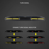 Feux Arrière LED Dodge Challenger 3e Génération 2008-2014 Clignotants Séquentiels, Rouge Transparent ou Fumé