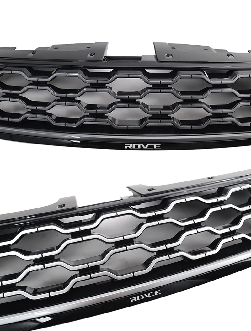 Calandre Range Rover Evoque L551 2020-2022 Nid d'Abeille Noir Argent ou Gris