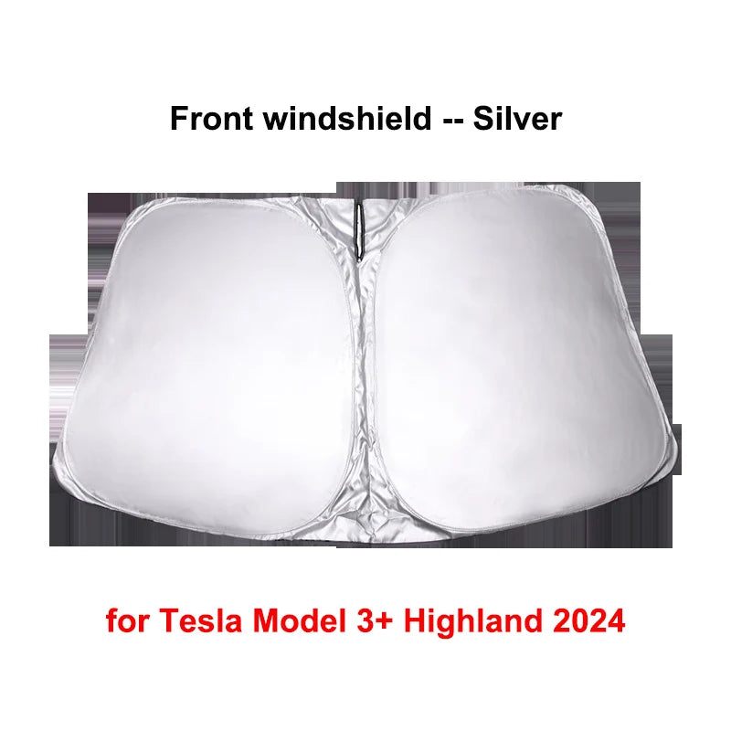 Pare-Soleil Tesla Model 3 Highland Toit Ouvrant, Pare-Brise et Vitres Latérales