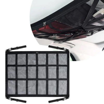 Rangement Filet de Plafond Voiture Grande Capacité