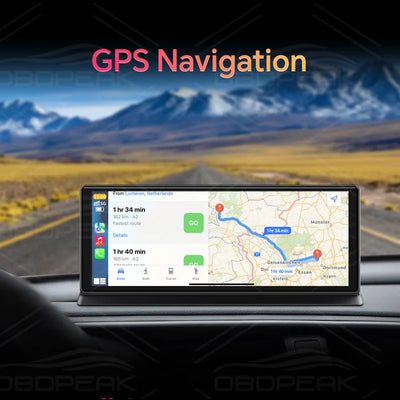 Dashcam 4K CarPlay Android Auto Écran 11,3 Pouces