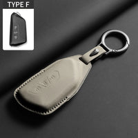 Étui de Protection Clé Cuir Volkswagen Golf 8 ID.3 ID.4 Skoda Octavia 4 Seat Leon 4 Cupra Formentor