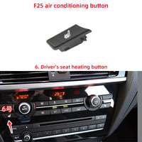 Bouton de Climatisation BMW X3 F25 X4 F26 2011-2017 — gros plan