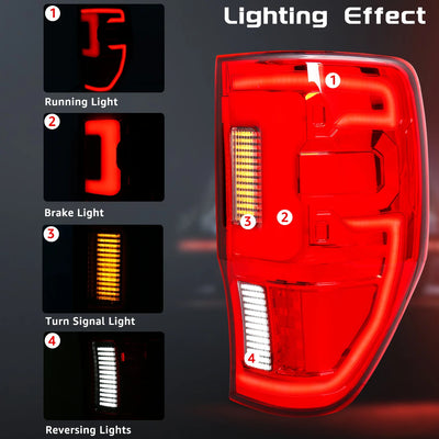 Feux Arrière LED Ford Ranger T6 T7 T8 2012-2022