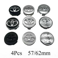 Cache-Moyeux Toyota Corolla Camry Yaris RAV4 57mm 62mm