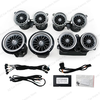 Aérateurs Turbine LED Ambiance Mercedes Classe E W213