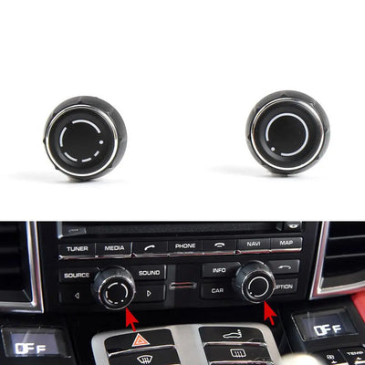Cache-Boutons de Commande Multimédia Porsche Cayenne Panamera Macan