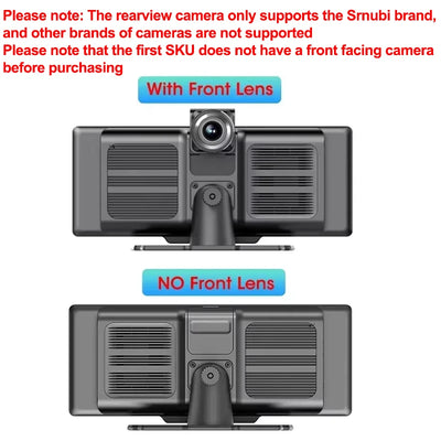 Dashcam Srnubi 10,26 Pouces 4K CarPlay Android Auto