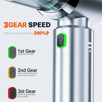 Powerful Cordless Car Vacuum Cleaner and Blower, 2-in-1 Wet and Dry