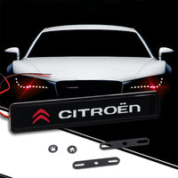 Logo LED Citroën Emblème Lumineux Plaque Avant 16 cm