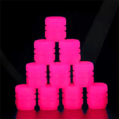 Bouchons de Valve Universels Lumineux Fluorescents 20 Pièces