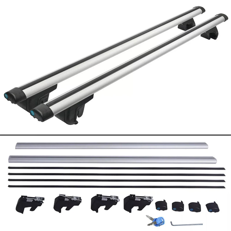 Barres de Toit Universelles 118 cm Charge 90 kg