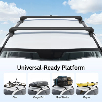 Barres de Toit Universelles Berline SUV 75 kg