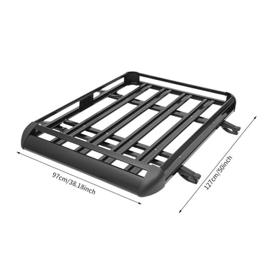 Grille de Toit Aluminium Noir Universelle SUV