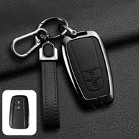Étui de Protection Clé Toyota C-HR RAV4 Corolla Prius Camry Alliage de Zinc et Cuir
