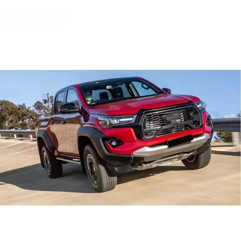 Kit Carrosserie Conversion Gr Sport 2023 Toyota Hilux Revo 2016-2020 Pare-Chocs Calandre Phares Élargisseurs d'Ailes