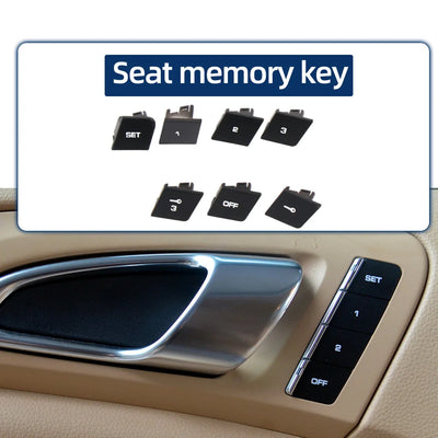Bouton de Mémoire de Siège Porsche Cayenne 2011-2017