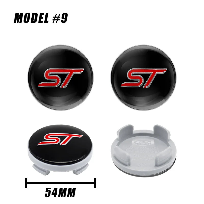Cache-Moyeux Ford Focus Mondeo Ranger Ecosport 54mm 56mm 60mm