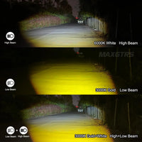 Feux de Jour LED Bi-LED 35W Blanc Ambre Universel