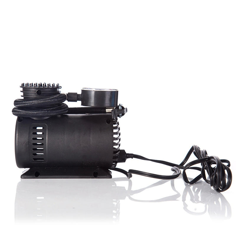 Mini Compresseur Voiture 12V Gonfleur de Pneu Manomètre