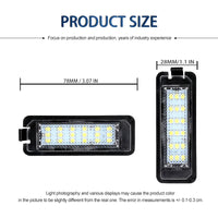 Éclairage de Plaque LED Seat Toledo MK4 Canbus