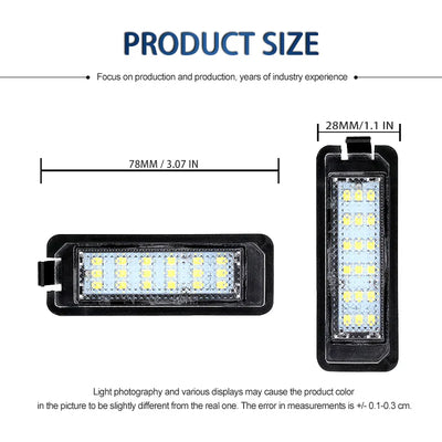 Éclairage de Plaque LED Seat Toledo MK4 Canbus