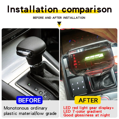 Pommeau Vitesse Cristal LED VW Audi Skoda Auto