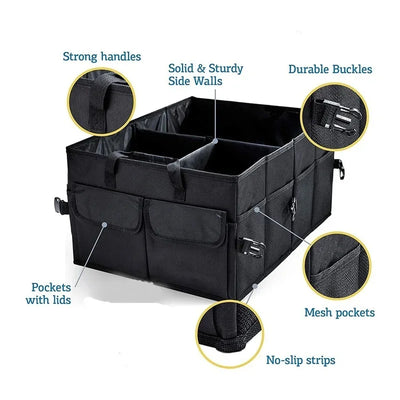 Boîte de Rangement de Coffre Voiture Pliable Grande Capacité