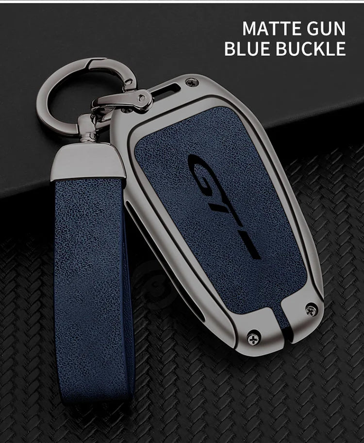 Coque de Clé Peugeot GT Line 3 Touches Alliage de Zinc Suédine