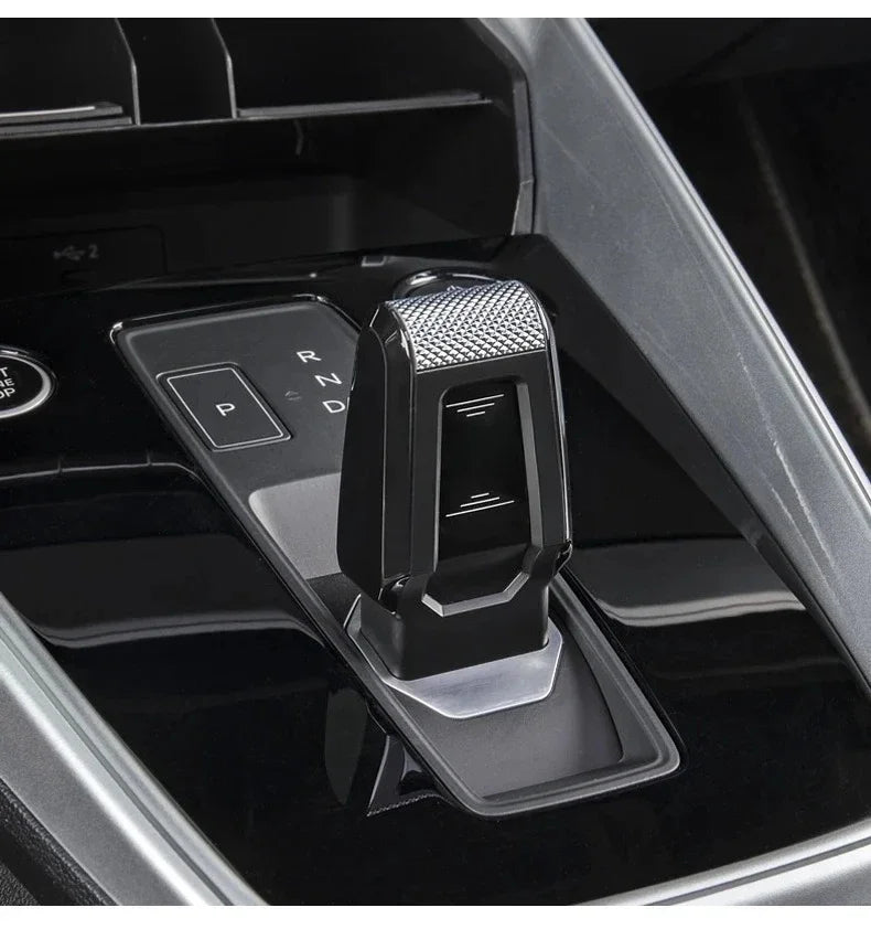 Pommeau de Vitesse Audi A3 8Y Sélecteur Style Sport Noir et Argent, Boîte Automatique 2020+