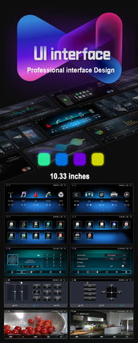 Autoradio Android 16 Mercedes ML GL GLE GLS W166 X166 2012-2019 Écran 12,3 pouces CarPlay NTG