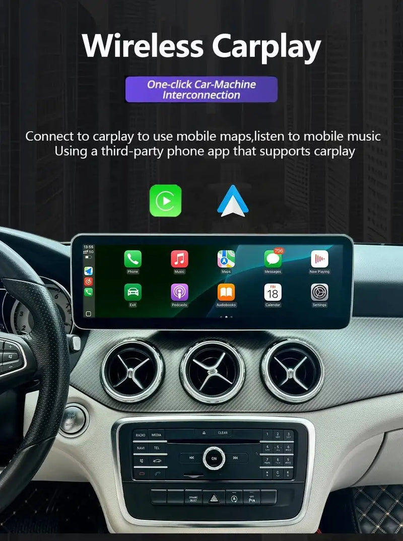 Autoradio Android Mercedes-Benz GLC X253 et C 2015-2018 Écran 14,9 pouces CarPlay GPS